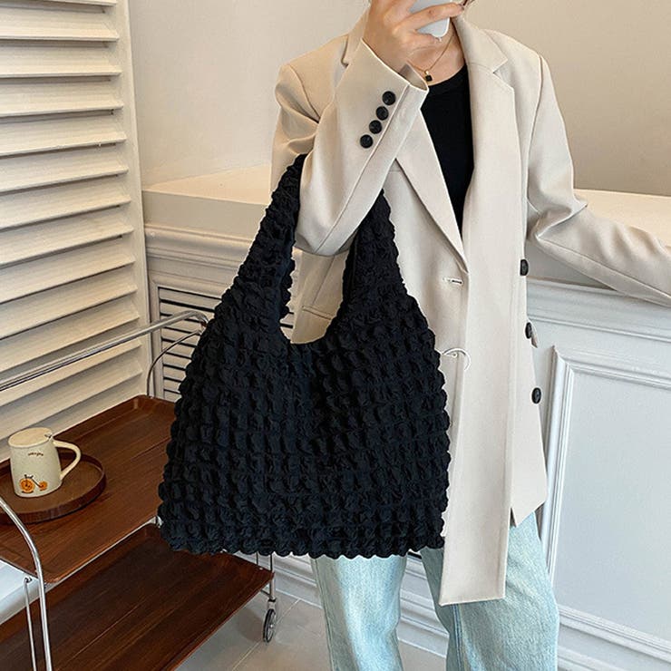 ブラック | トートバッグ レディース 軽量 | shoppinggo