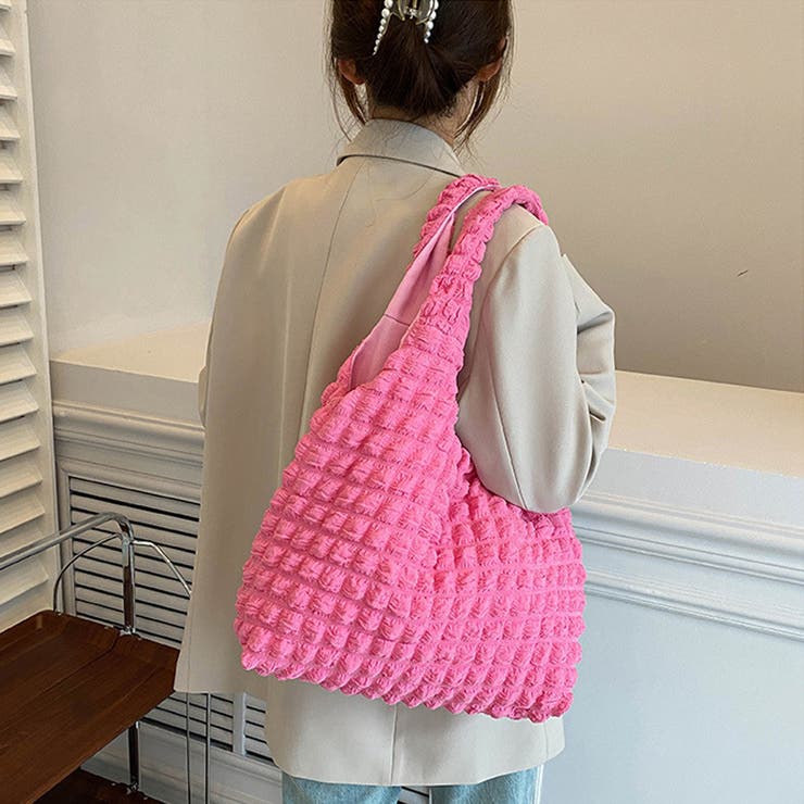 ホットピンク | トートバッグ レディース 軽量 | shoppinggo