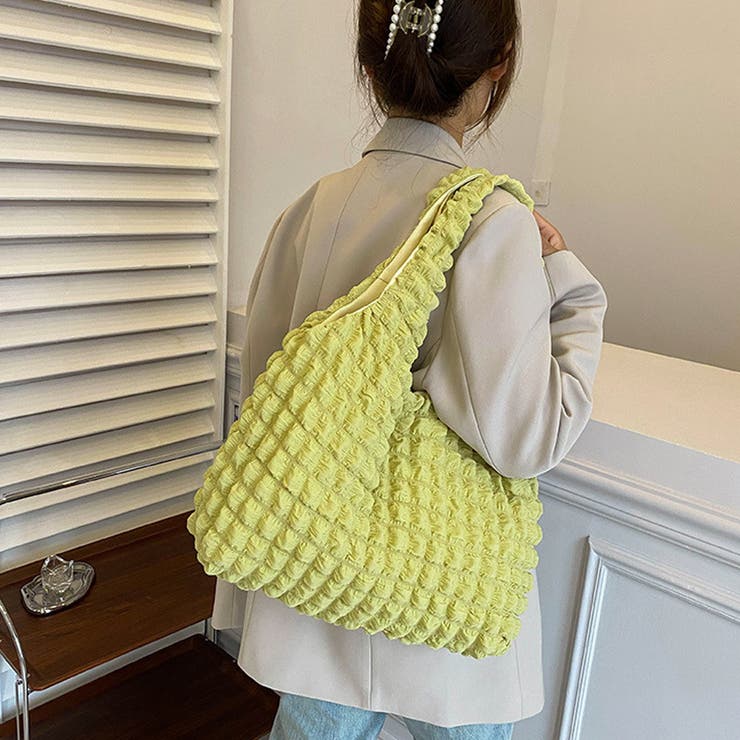 黄緑色 | トートバッグ レディース 軽量 | shoppinggo