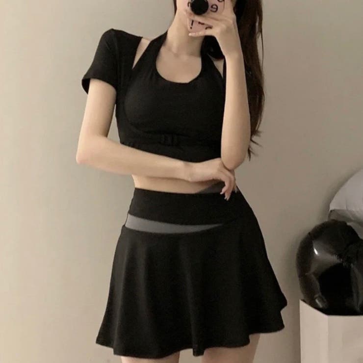 フィットネス水着2点セット レディース セパレート | shoppinggo | 詳細画像7 