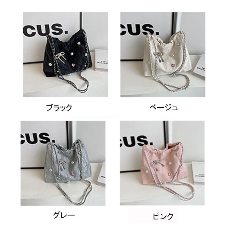 リボン ショルダーバッグ レディース[品番：JRKW0005098