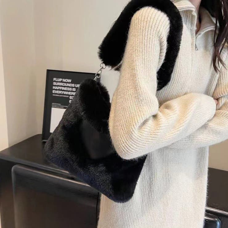 ファーバッグ ハート ミニトートバッグ | shoppinggo | 詳細画像8 