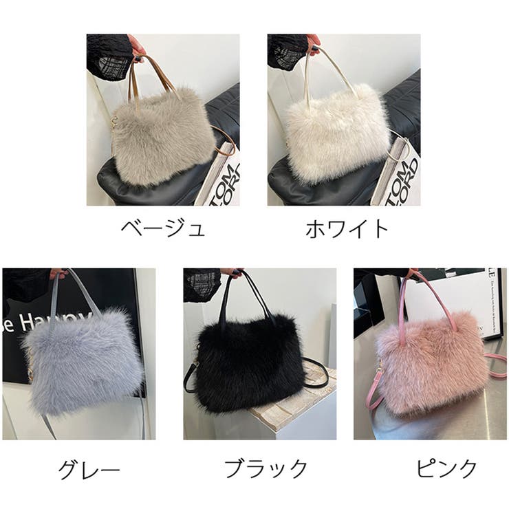 ファーバッグ ふわふわ ミニショルダーバッグ | shoppinggo | 詳細画像2 