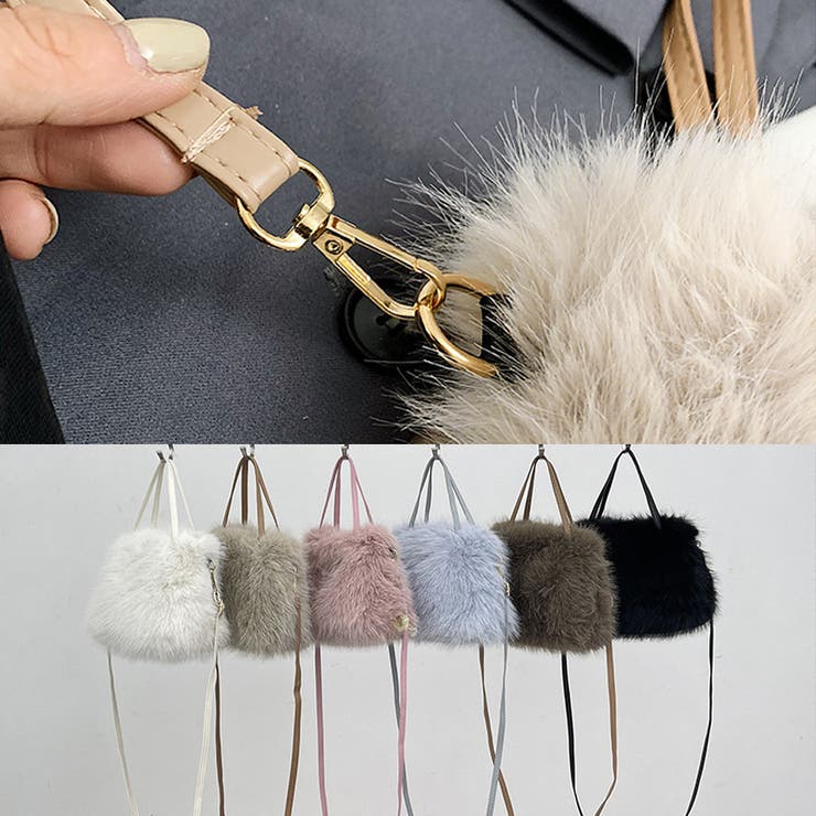 専用 ★ハンドメイド★ ミニチュア ファーバッグ ライトピンク 他1点 ps74.jpg