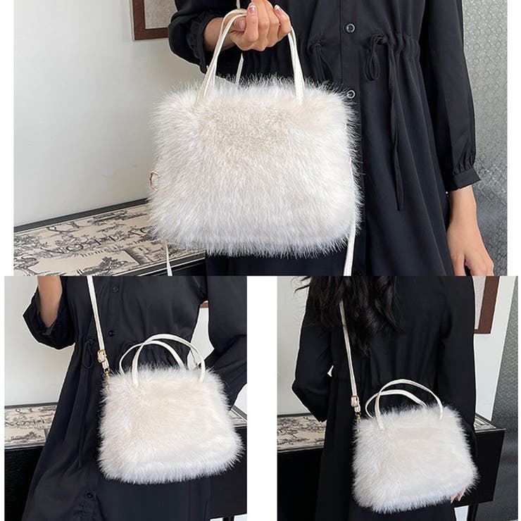 ファーバッグ ふわふわ ミニショルダーバッグ[品番:JRKW0005192 ファーバッグ ふわふわ ミニショルダーバッグ[品番:JRKW0005192