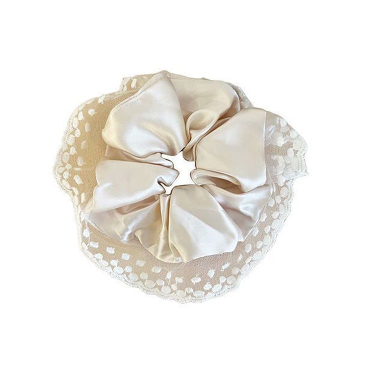 シュシュ ヘアゴム レース付き | shoppinggo | 詳細画像3 