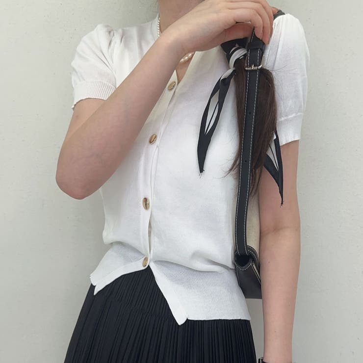 サマーニット プリーツスカート 2点セットアップ | shoppinggo | 詳細画像4 