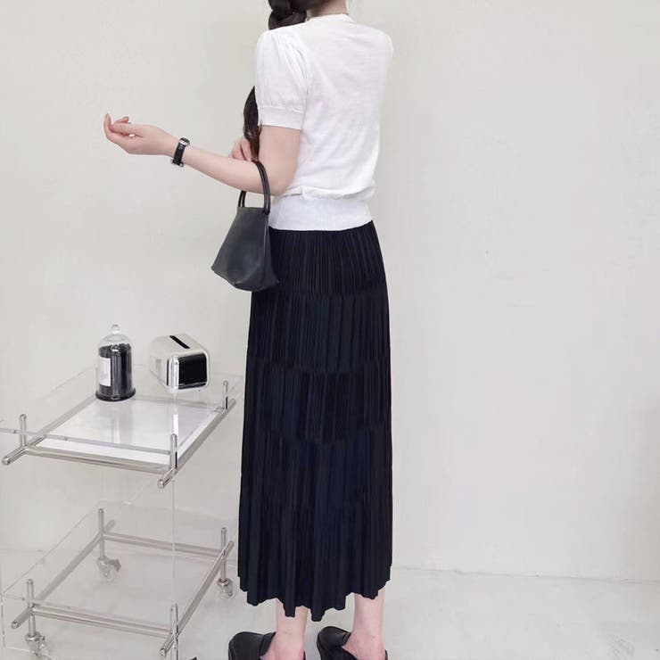 サマーニット プリーツスカート 2点セットアップ | shoppinggo | 詳細画像18 