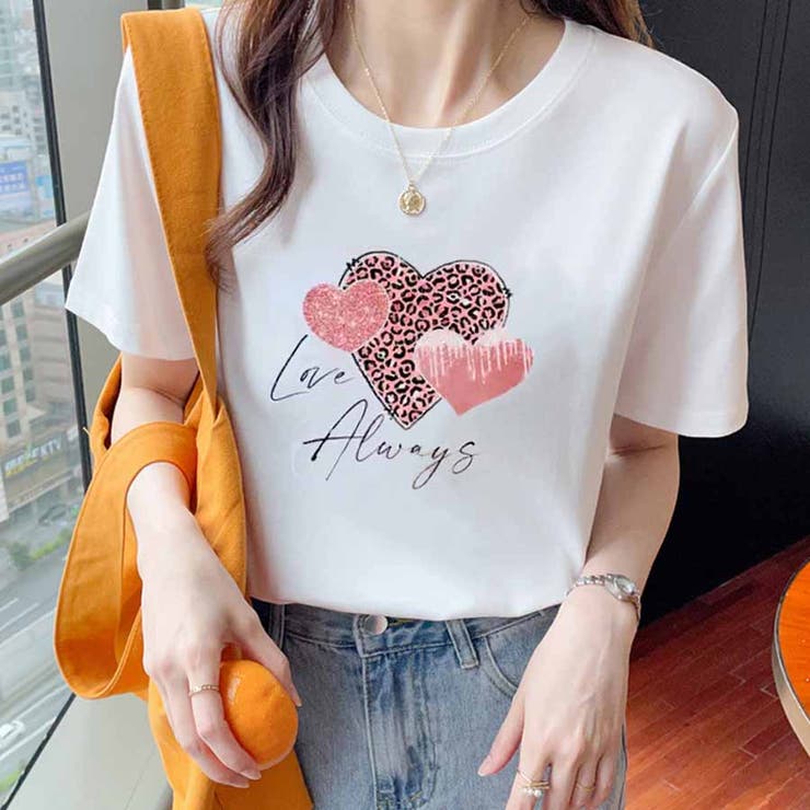 ホワイト02 | Tシャツ レディース ゆるT | shoppinggo