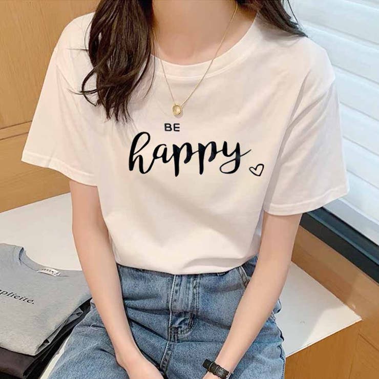 ホワイト04 | Tシャツ レディース ゆるT | shoppinggo