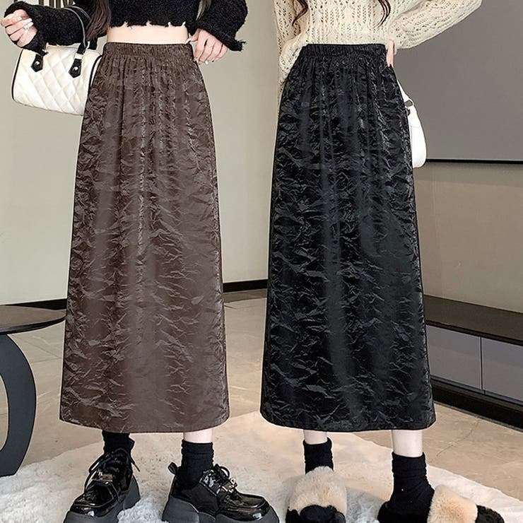 ロングスカート ハイウエストマキシ丈 Aラインスカート | shoppinggo | 詳細画像7 