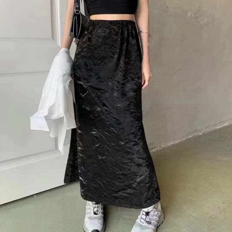 ロングスカート ハイウエストマキシ丈 Aラインスカート | shoppinggo | 詳細画像8 