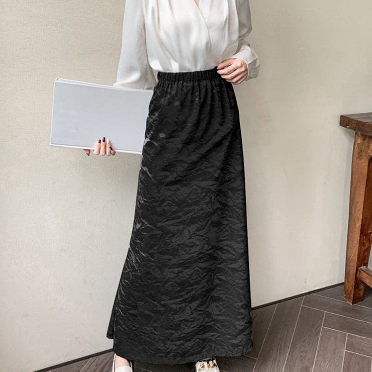 ロングスカート ハイウエストマキシ丈 Aラインスカート | shoppinggo | 詳細画像10 