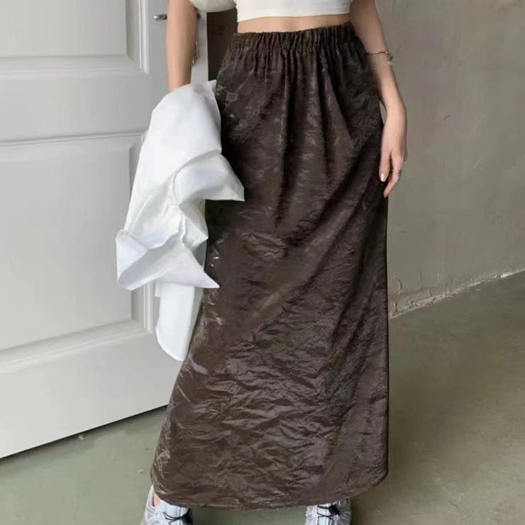 ロングスカート ハイウエストマキシ丈 Aラインスカート | shoppinggo | 詳細画像12 