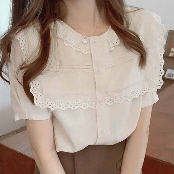 ブラウス ノーカラー レディース | shoppinggo | 詳細画像2 