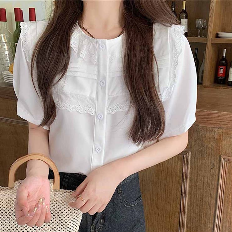 ブラウス ノーカラー レディース | shoppinggo | 詳細画像6 