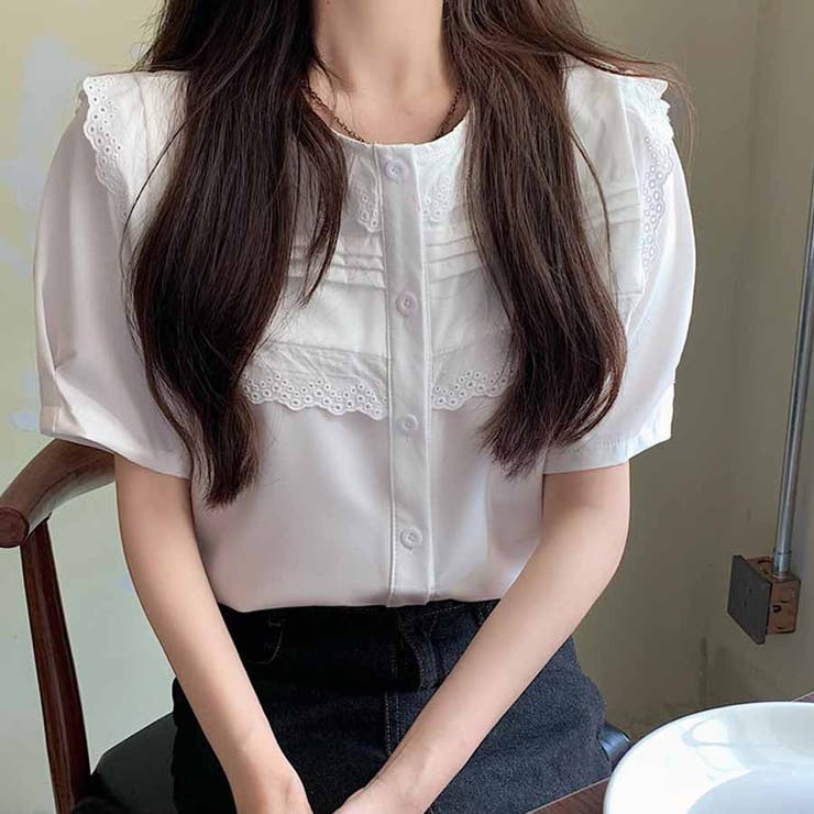 ブラウス ノーカラー レディース | shoppinggo | 詳細画像8 