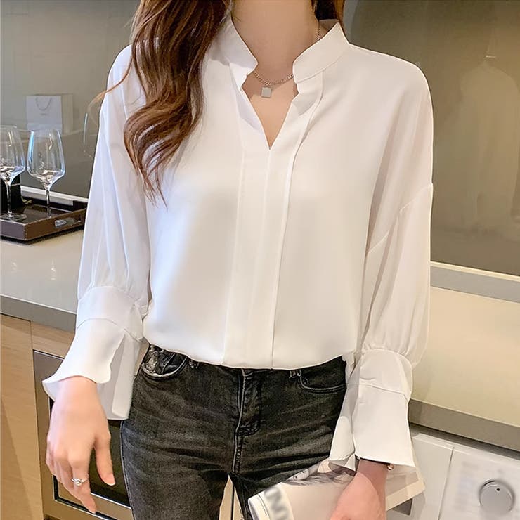 ブラウス シャツ フレア袖 | shoppinggo | 詳細画像1 