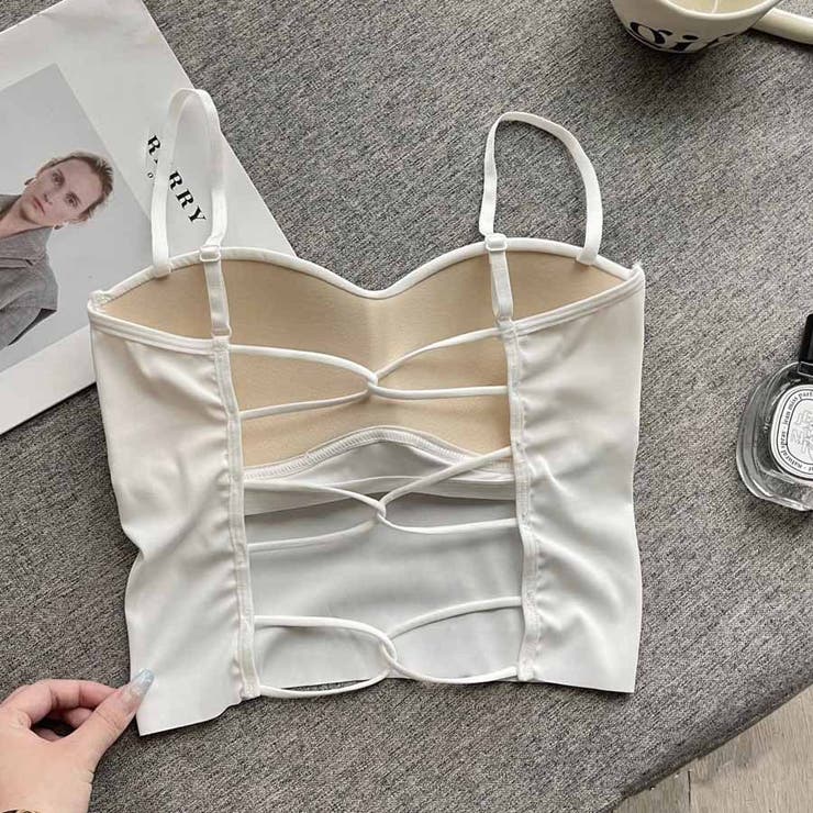 背中あき キャミソール ショート丈 | shoppinggo | 詳細画像5 