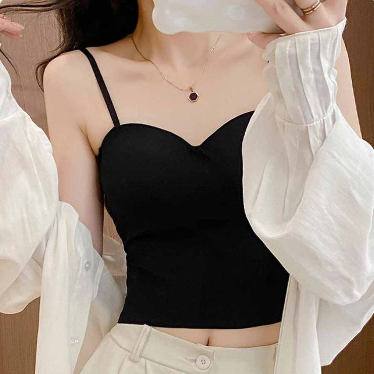 背中あき キャミソール ショート丈 | shoppinggo | 詳細画像12 