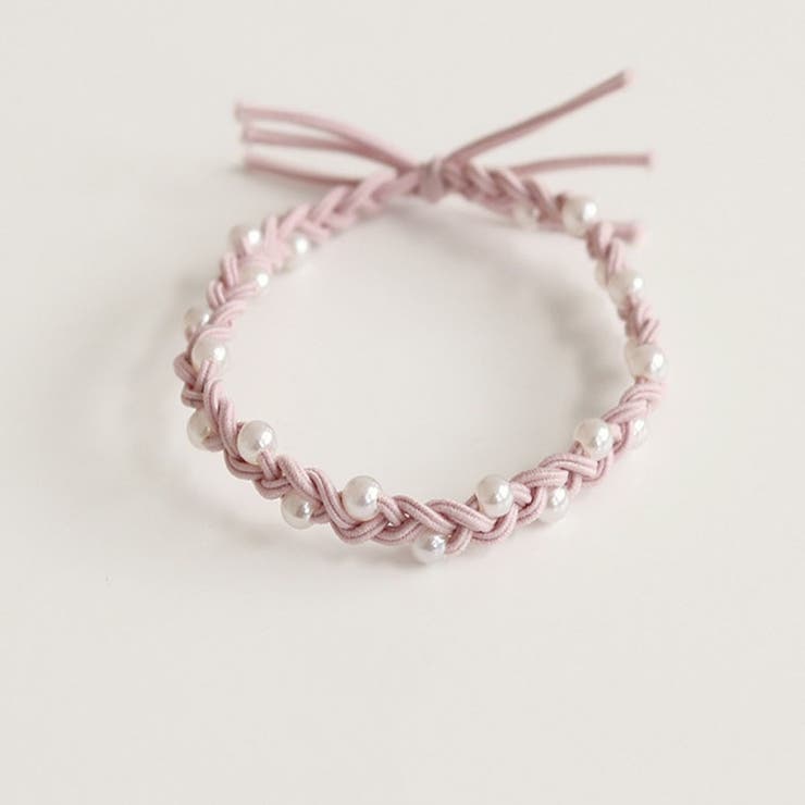 ピンク | ヘアゴム パール おしゃれ | shoppinggo