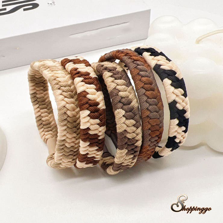 ヘアゴム バイカラー おしゃれ | shoppinggo | 詳細画像1 