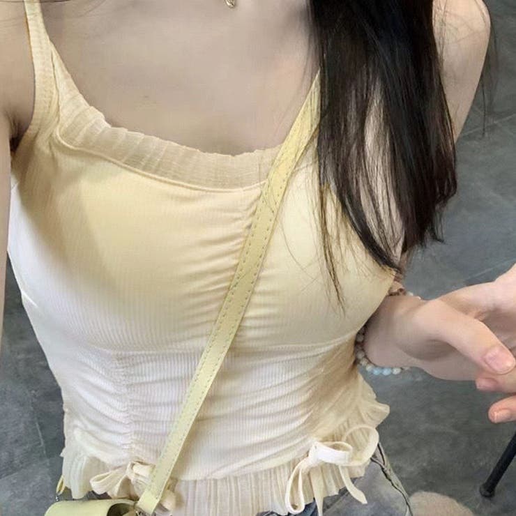 キャミソール カップ付 キャミタンクトップ | shoppinggo | 詳細画像12 