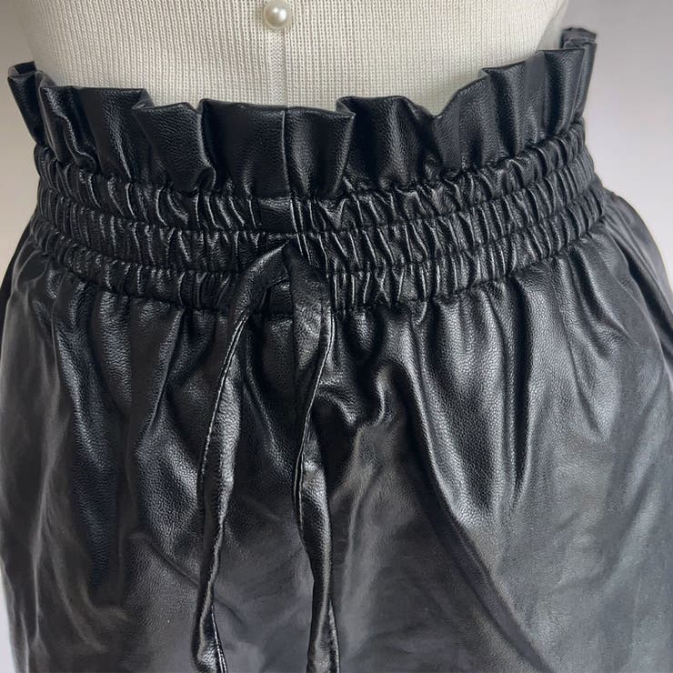 ボードショートパンツ レディース フェイクレザーショートパンツ | shoppinggo | 詳細画像11 