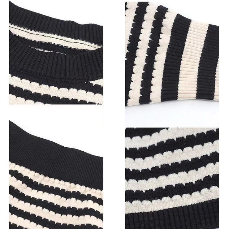 ニットセットアップ レディース ボーダー | shoppinggo | 詳細画像7 