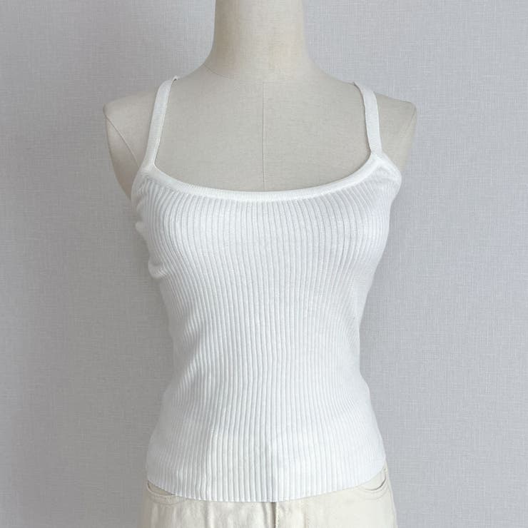 キャミソール リブ バック蝶々デザイン | shoppinggo | 詳細画像13 