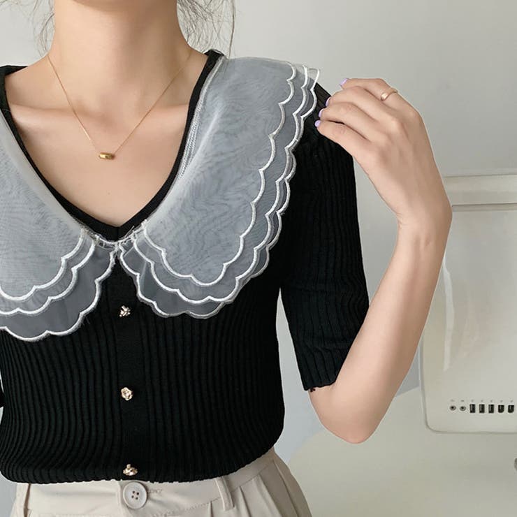 夏服 サマーニット 半袖 | shoppinggo | 詳細画像8 