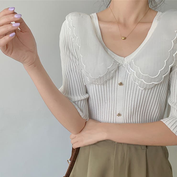 夏服 サマーニット 半袖 | shoppinggo | 詳細画像10 