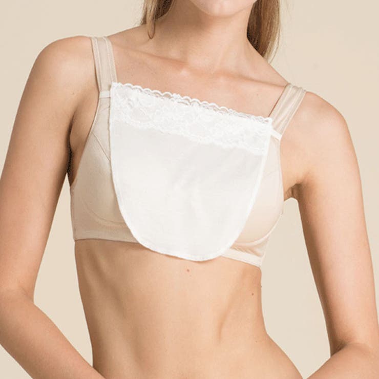 ホワイト | ブラカバー チラ見え防止 胸元カバー | shoppinggo