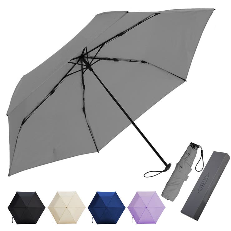 グレー | 日傘 折り畳み傘 晴雨兼用 | shoppinggo