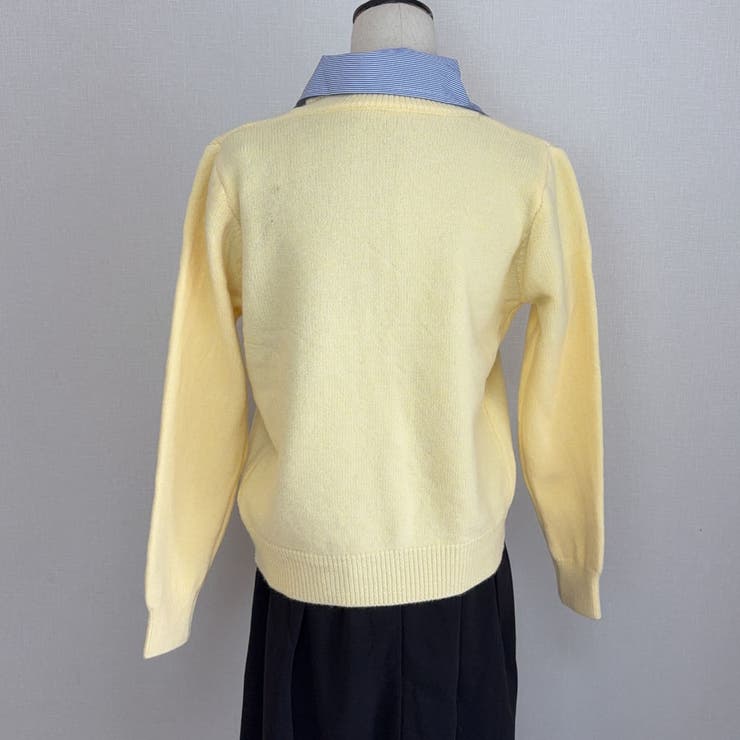 シャツレイヤード 長袖ニットセーター 襟付き | shoppinggo | 詳細画像46 