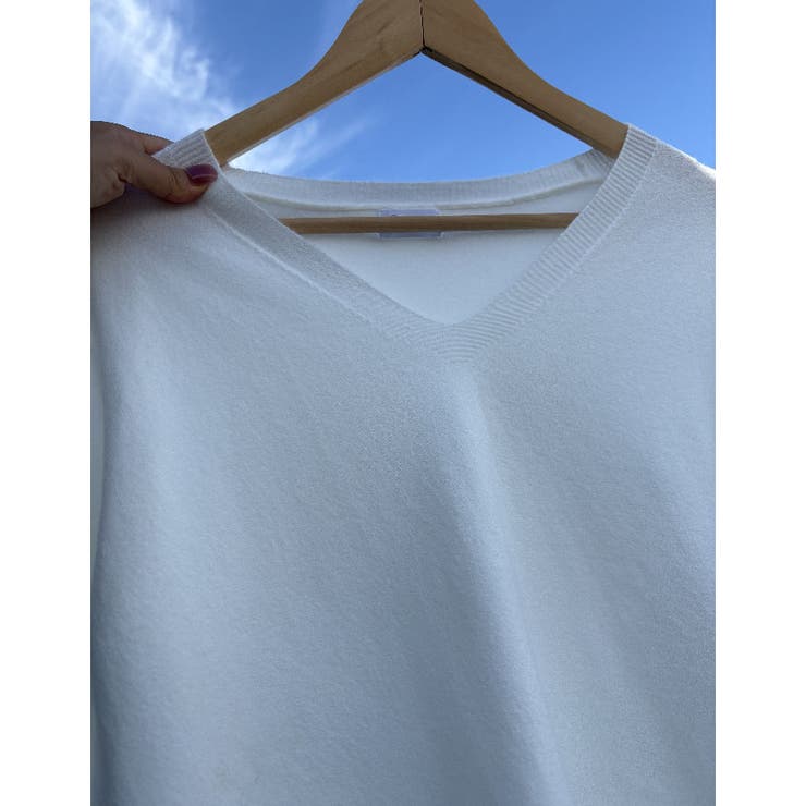 Ｖネックニットソー ニットセーター カジュアルトップス秋冬新作 | shoppinggo | 詳細画像41 