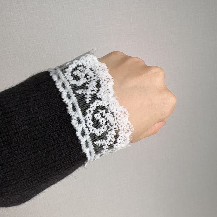 ニットトップス レース切り替え レディース | shoppinggo | 詳細画像12 