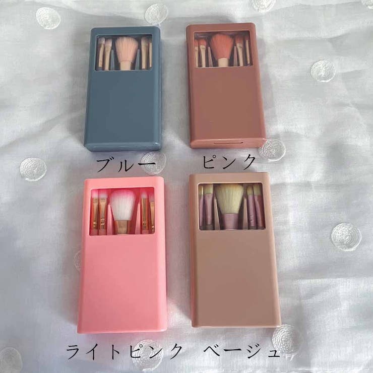 メイクブラシ5本セット ケース付き 持ち運び | shoppinggo | 詳細画像2 