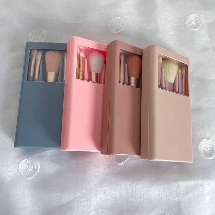 メイクブラシ5本セット ケース付き 持ち運び | shoppinggo | 詳細画像4 
