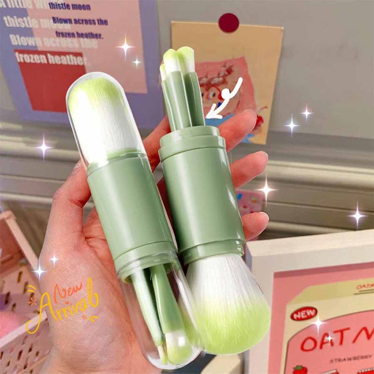 メイクブラシ4本セット4in1 持ち運び 携帯 | shoppinggo | 詳細画像11 