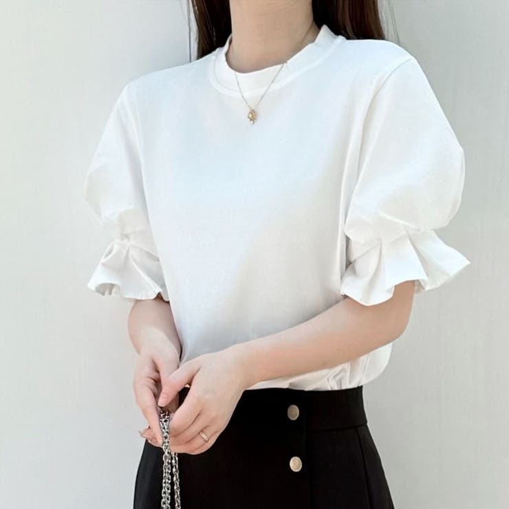 夏服Tシャツ パフスリーブトップス レディース | shoppinggo | 詳細画像9 