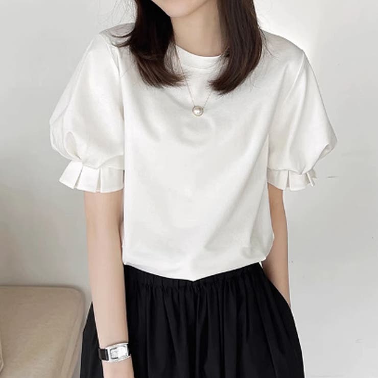 夏服Tシャツ パフスリーブトップス レディース | shoppinggo | 詳細画像11 