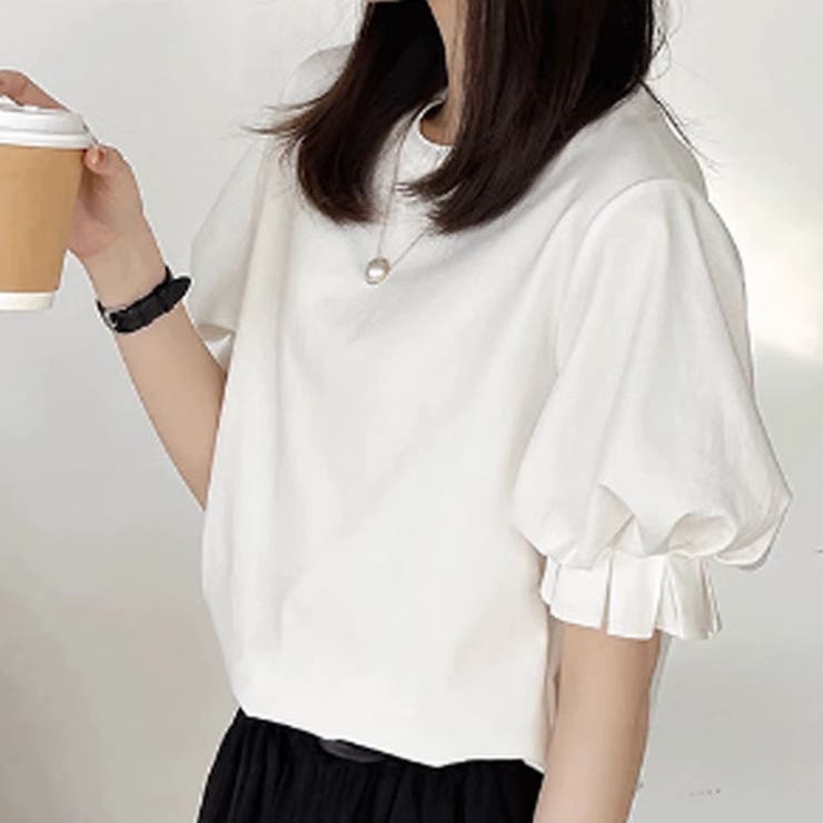夏服Tシャツ パフスリーブトップス レディース | shoppinggo | 詳細画像12 