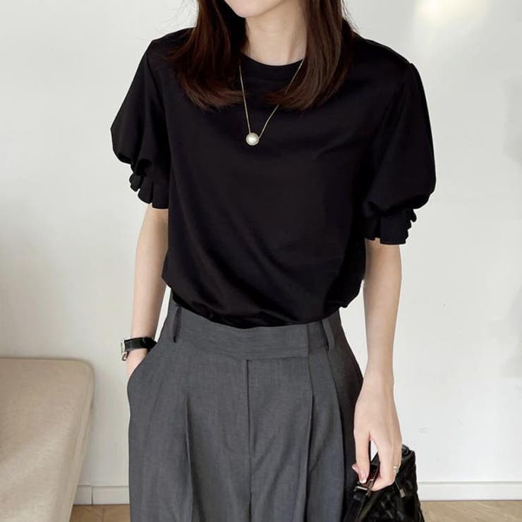 夏服Tシャツ パフスリーブトップス レディース | shoppinggo | 詳細画像19 