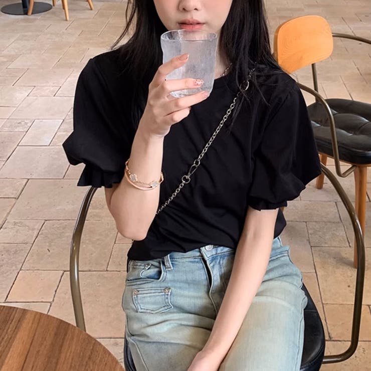 夏服Tシャツ パフスリーブトップス レディース | shoppinggo | 詳細画像26 