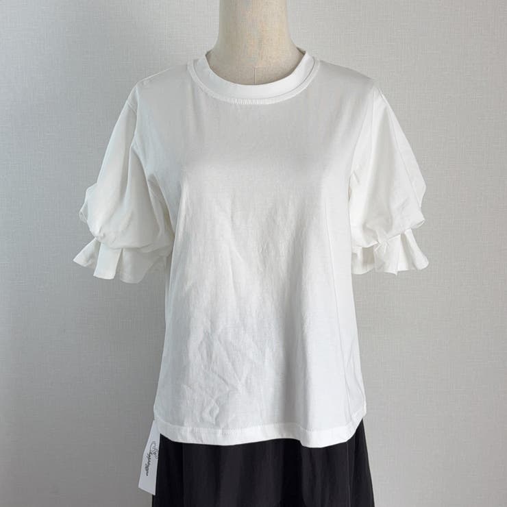 夏服Tシャツ パフスリーブトップス レディース | shoppinggo | 詳細画像28 