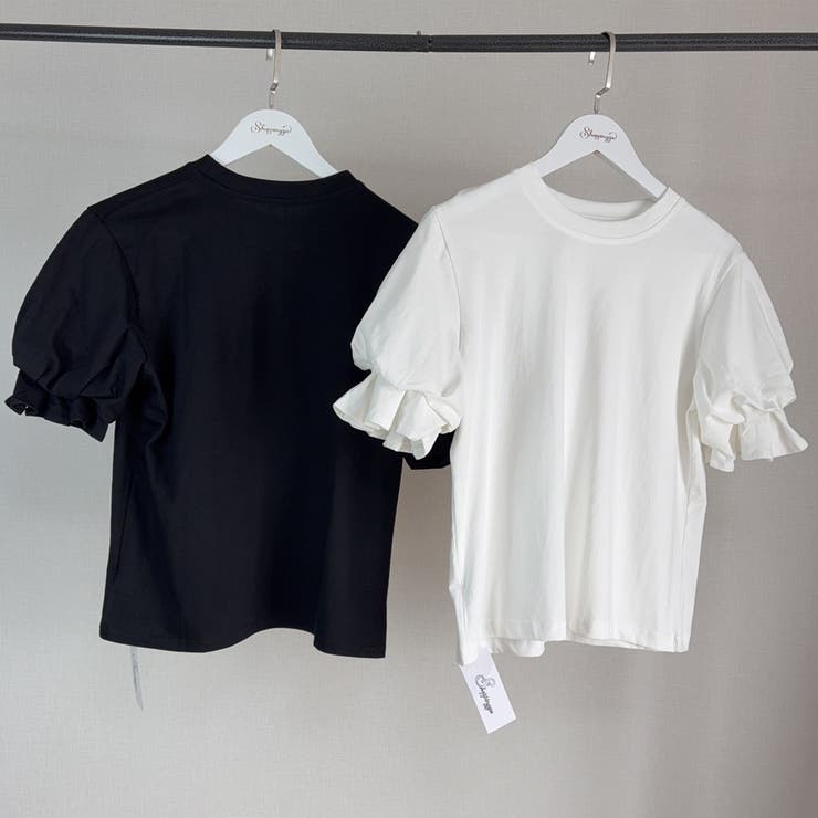 夏服Tシャツ パフスリーブトップス レディース | shoppinggo | 詳細画像43 