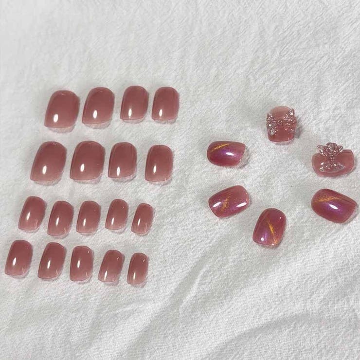 ネイルチップ リボン ピンク | shoppinggo | 詳細画像6 