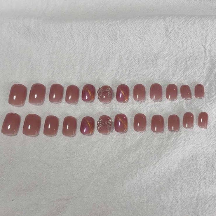 ネイルチップ リボン ピンク | shoppinggo | 詳細画像8 