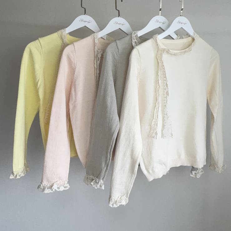 ニットトップス レース切り替え レディース | shoppinggo | 詳細画像20 